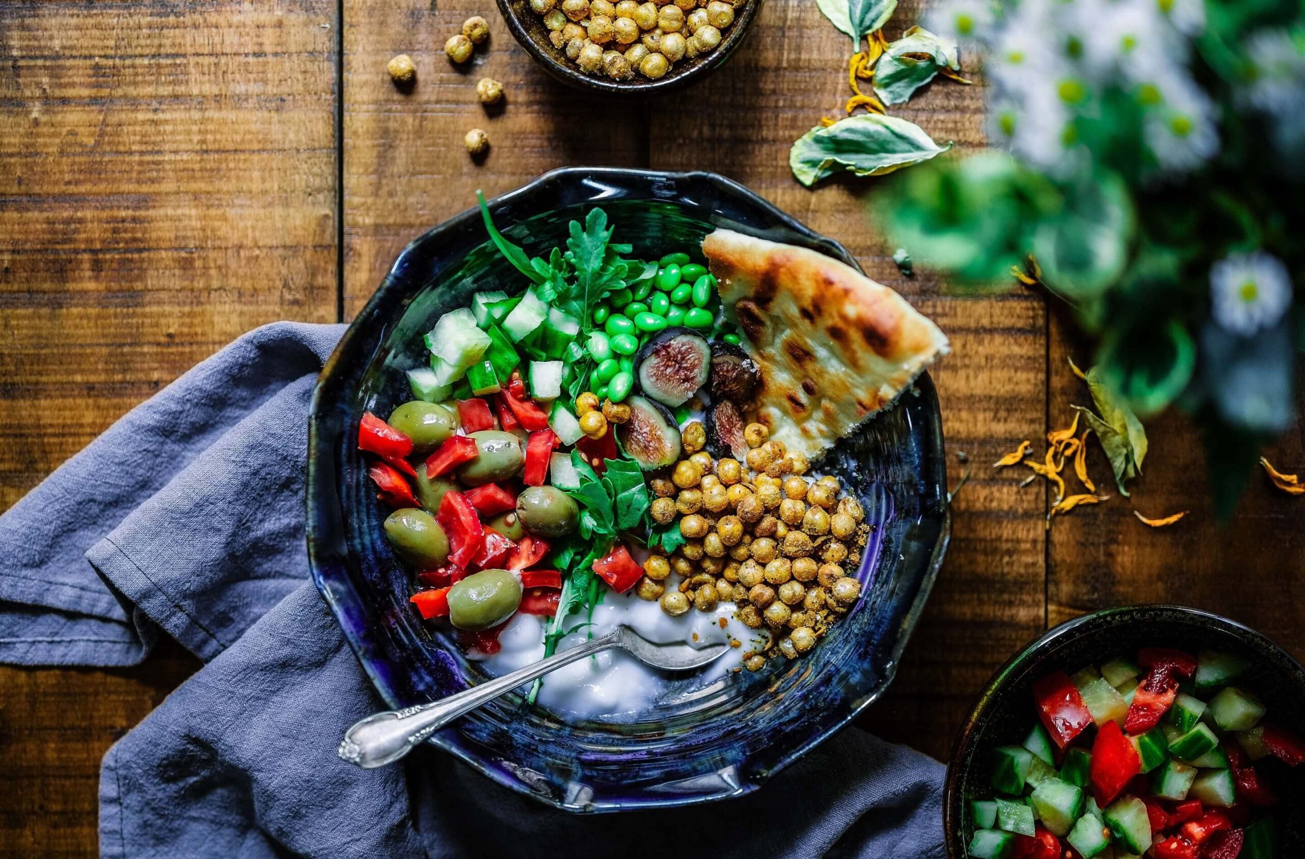 Lunch Favourite with Salad, Naan And Beans – Talent Tales for Inclusion
